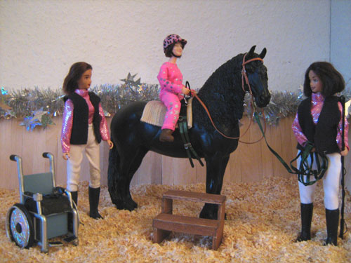 Anna, Amalia und ihre kleine Schwester Sonja 